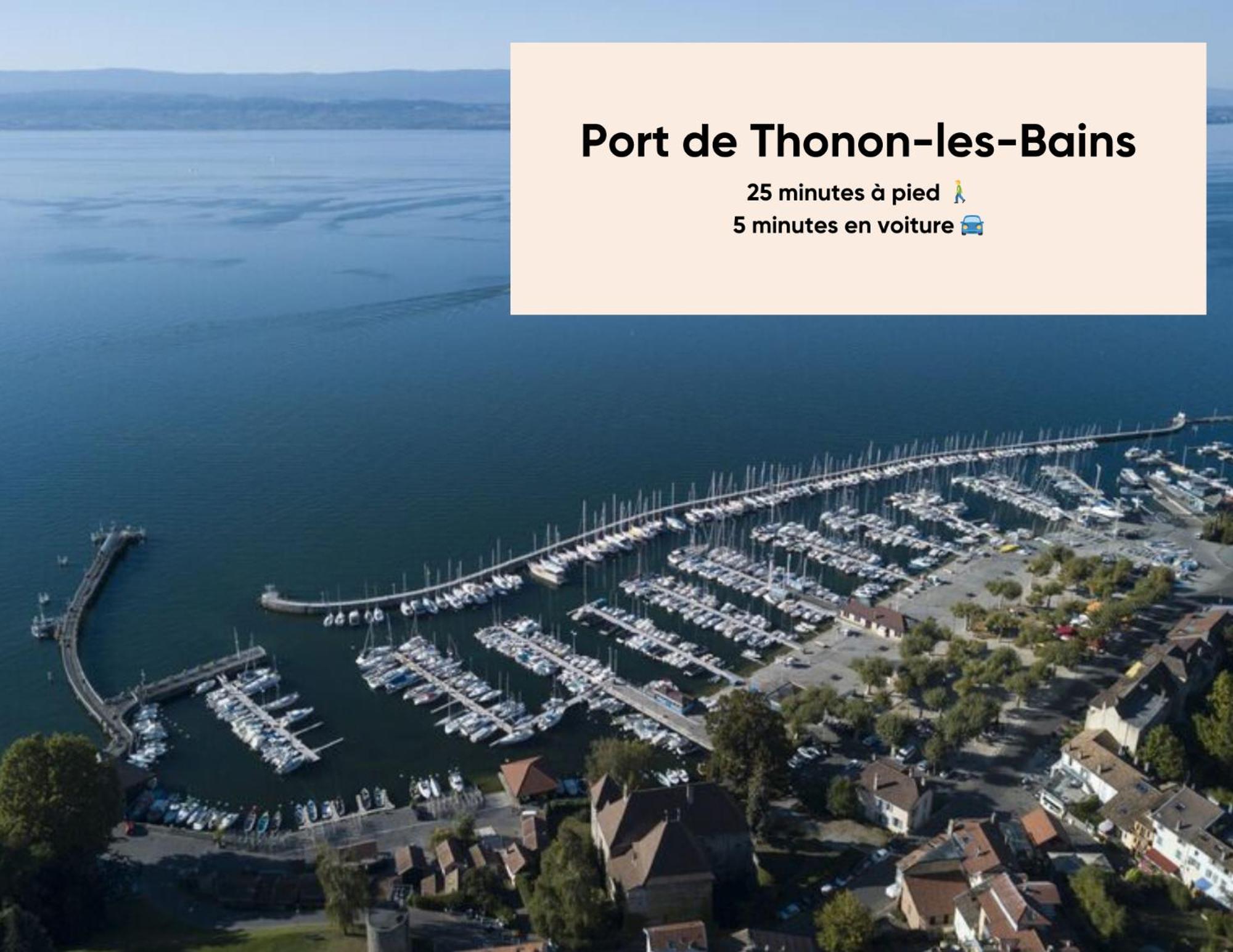 Appartamento Cosy Et Moderne - Dent D'Oche Thonon-les-Bains Esterno foto